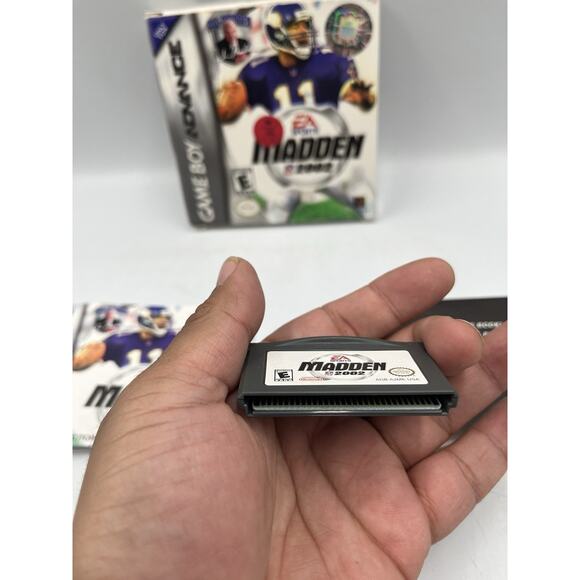 Madden Nfl 2002 Gameboy Advance Cib Tested And Working - Picture 7 of 12